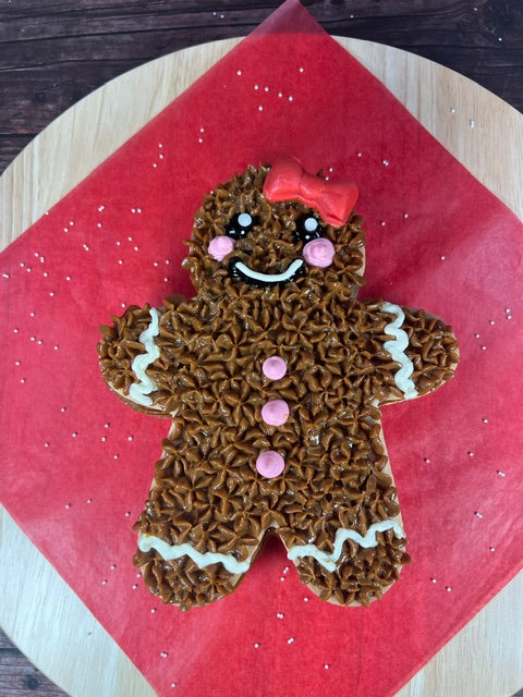 Christmas Gingerbread man mini Alfajor cake