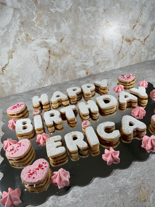 CUSTOM MESSAGE - Price per Alfajor Letter