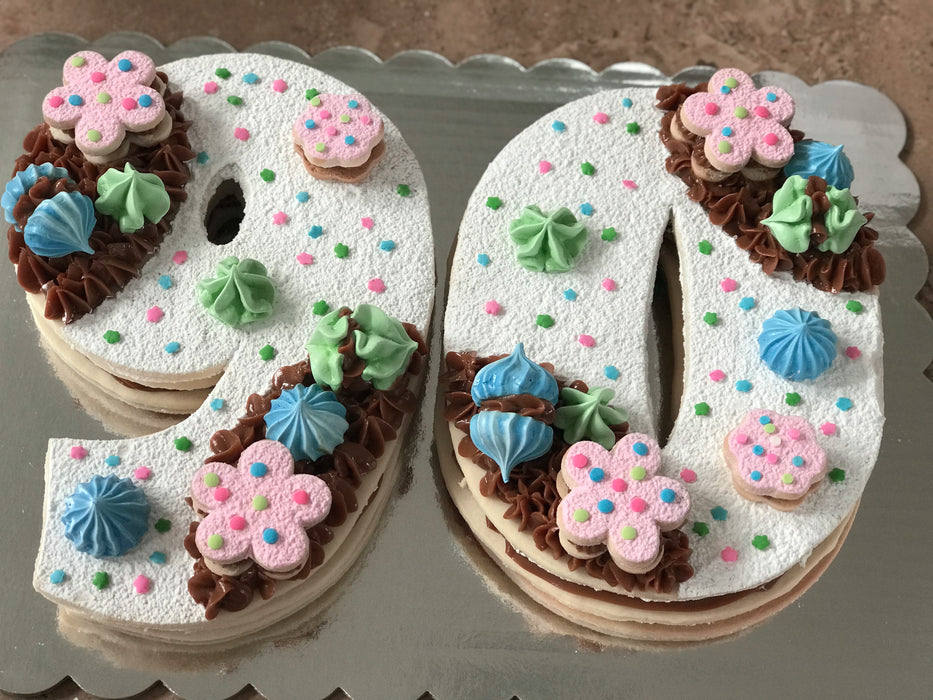 CUSTOM NUMBER CAKE