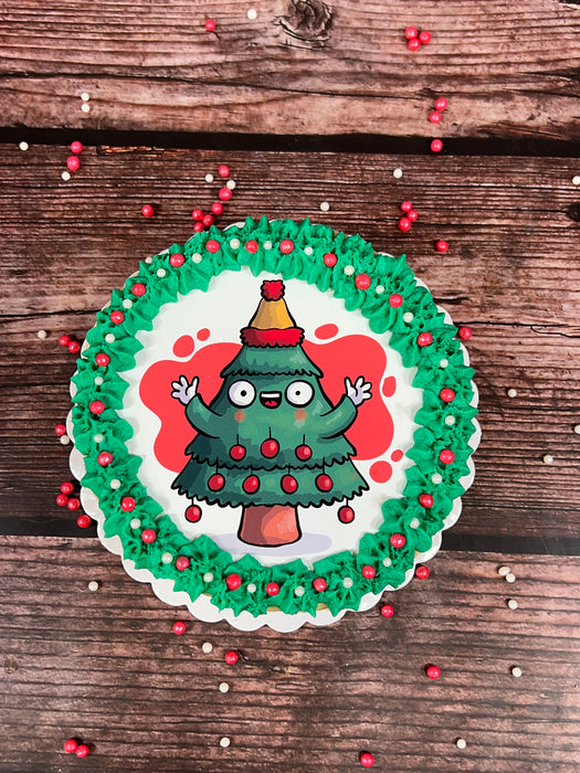 CHRISTMAS TREE MINI ALFAJOR CAKE