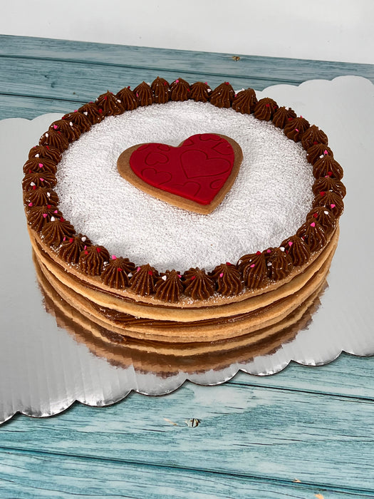 HEART ALFAJOR CAKE