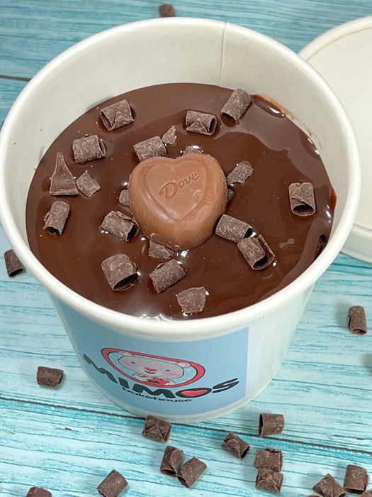 Spoonable chocolate cake