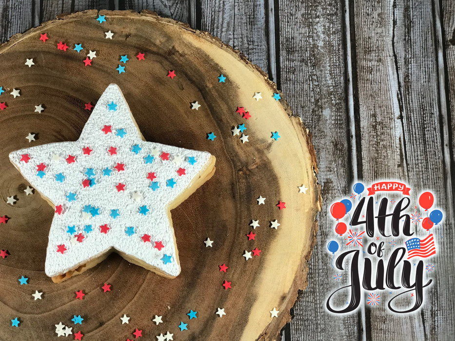 MINI STAR 4TH OF JULY CAKE